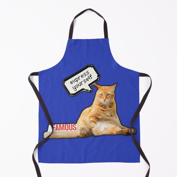 Item preview, Famous Orange Cat Express Yourself Funny Meme designed and sold by Funnygiftsstudio .