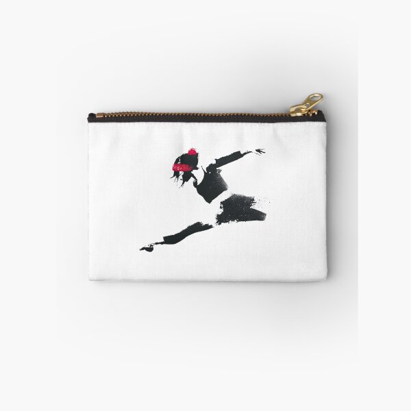 Item preview, Angelic Ballerina Leaping Gracefully With Wings Poster designed and sold by EdvvinStudios.