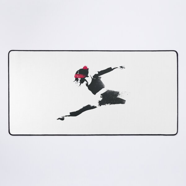 Item preview, Angelic Ballerina Leaping Gracefully With Wings Poster designed and sold by EdvvinStudios.