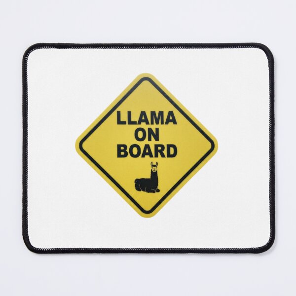 Item preview, Llama On board funny sarcastic sarcasm baby meme parody christmas birthday designed and sold by CheeseBlueprint.