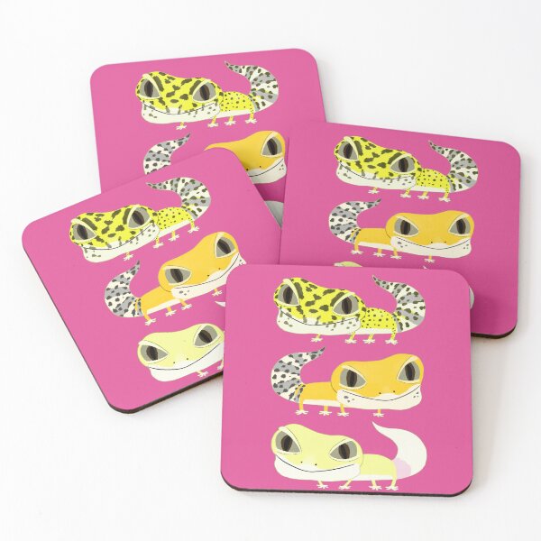 Item preview, Three Leopard Geckos designed and sold by TamaAnimalArt.