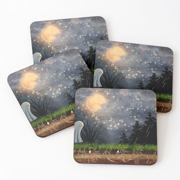 Item preview, Ghosts Of The Moon - Worm Moon Landscape designed and sold by katherineblower.