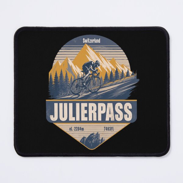 Item preview, Julier Pass Switzerland Cycling Vintage Design designed and sold by Michaeltien.