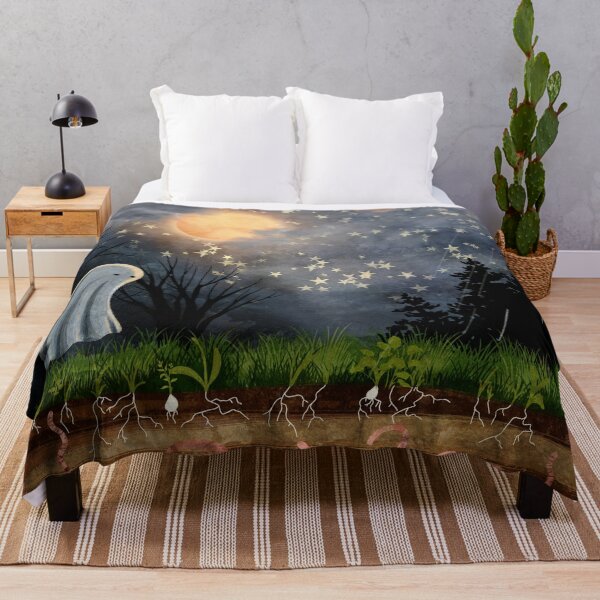 Item preview, Ghosts Of The Moon - Worm Moon Landscape designed and sold by katherineblower.