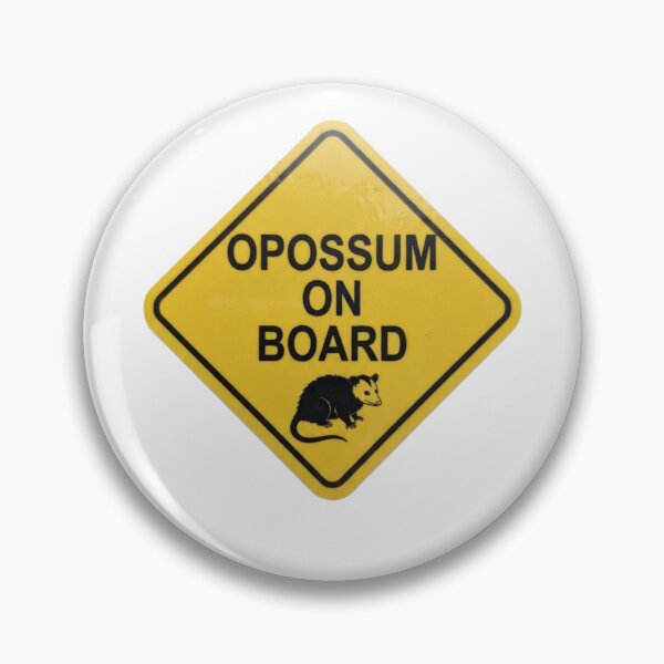 Item preview, Opossum On board funny sarcastic sarcasm baby meme parody christmas birthday designed and sold by CheeseBlueprint.