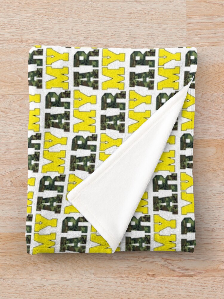 Thumbnail 3 of 6, Throw Blanket, Army Performance Training Workout ⭐⭐⭐⭐⭐ designed and sold by Pronto777.