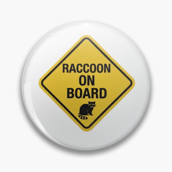 Item preview, Raccoon On board funny sarcastic sarcasm baby meme parody christmas birthday designed and sold by CheeseBlueprint.
