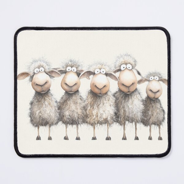 Item preview, Gorgeous Sheep ' Counting Sheep’ BY SHiRLeY MacARTHuR designed and sold by Shirley MacArthur Art.