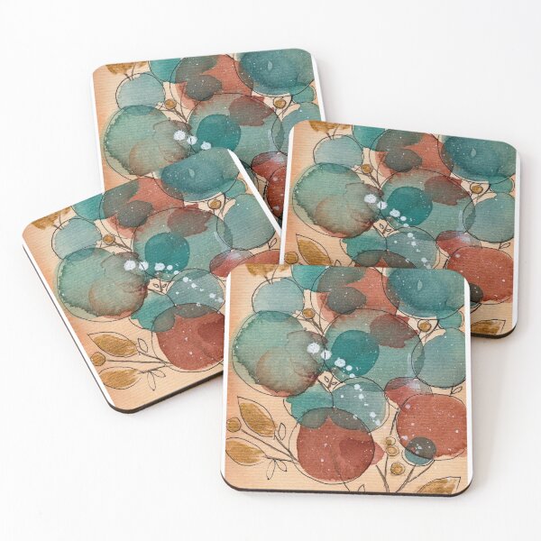 Item preview, Unfamiliar Fruit | Botanical Abstract Watercolour designed and sold by ArithraStudio.