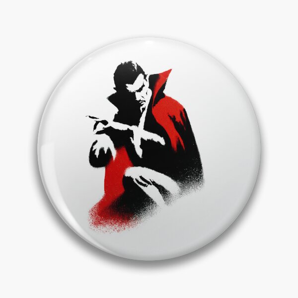 Item preview, Vampire Lord Dracula Crimson Cape Stencil Artwork designed and sold by EdvvinStudios.