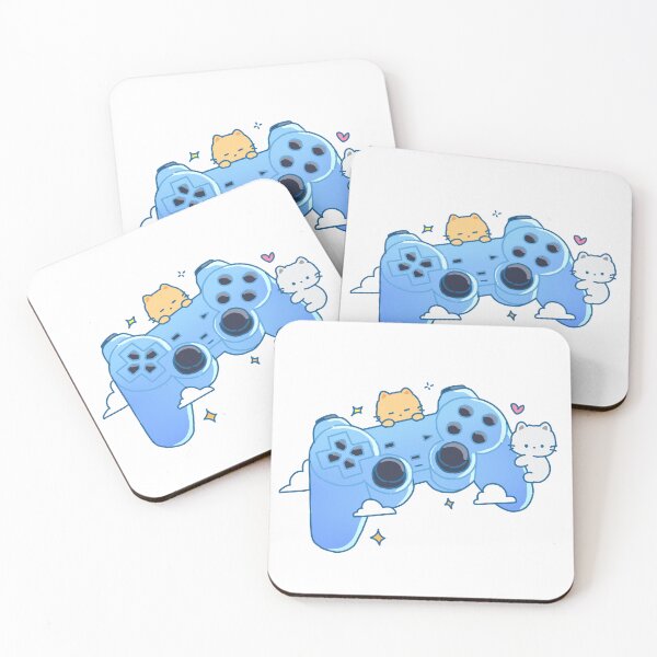 Item preview, Lindo gato chibi | Pegatina de gato gamer adorable | Personaje de gato anime gamer kawaii designed and sold by weeci.