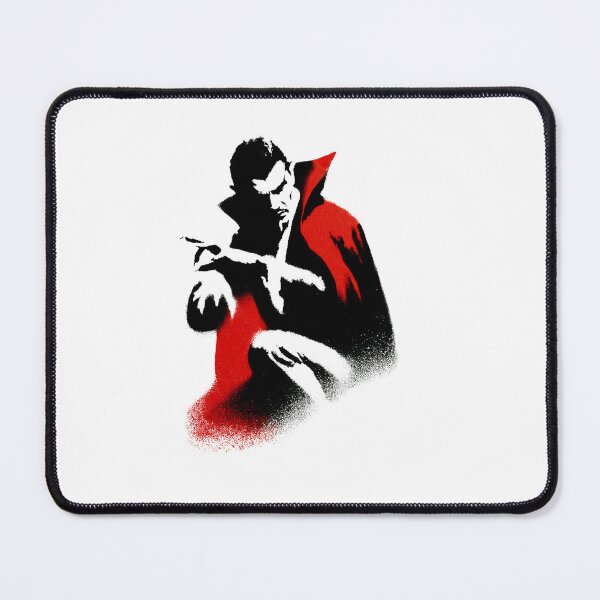 Item preview, Vampire Lord Dracula Crimson Cape Stencil Artwork designed and sold by EdvvinStudios.