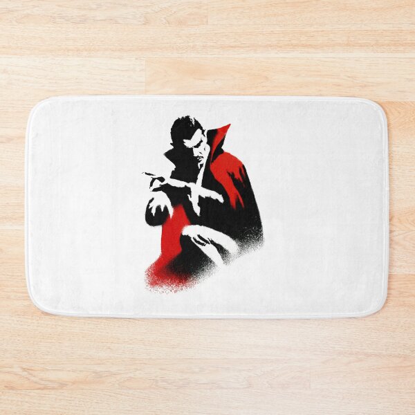 Item preview, Vampire Lord Dracula Crimson Cape Stencil Artwork designed and sold by EdvvinStudios.