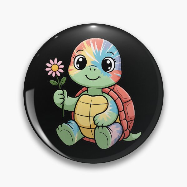 Item preview, Cute Baby Turtle Holding Flower Animal Lover Reptile Gift designed and sold by BrockmeyeSB.