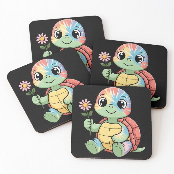 Item preview, Cute Baby Turtle Holding Flower Animal Lover Reptile Gift designed and sold by BrockmeyeSB.