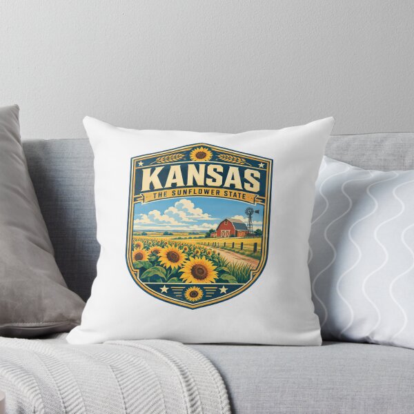 Artikelvorschau, Kansas – Der Sonnenblumenstaat – Staatsstolz – Geschenk für Einheimische entworfen und verkauft von Star3NowForMe.