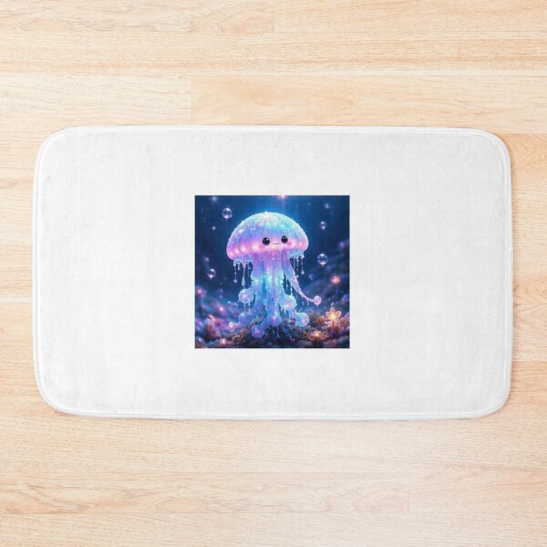 Item preview, Cute Glowing Space Jellyfish in Galaxy designed and sold by ThilankaDesign.