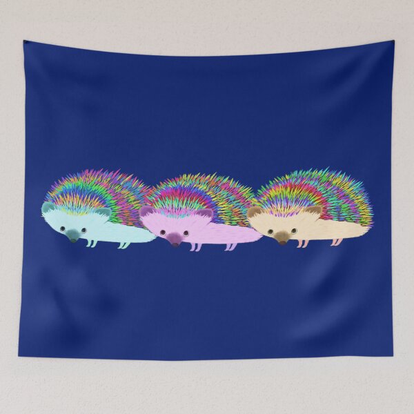 Item preview, Three Hedgehogs designed and sold by TamaAnimalArt.