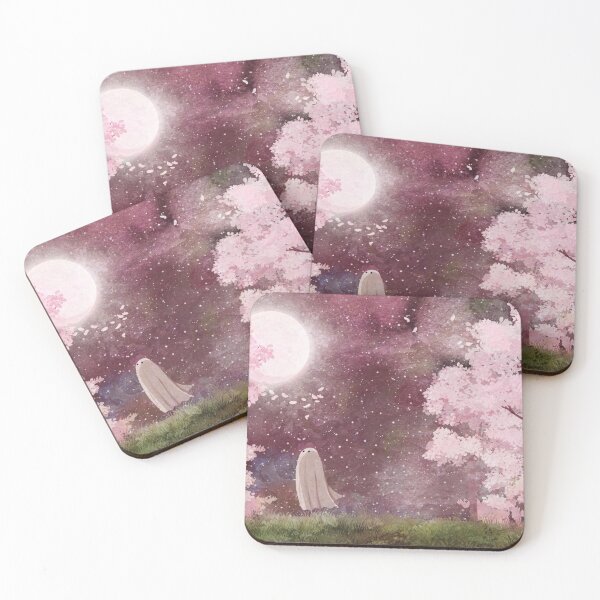 Item preview, Ghosts Of The Moon - Pink Moon Landscape designed and sold by katherineblower.