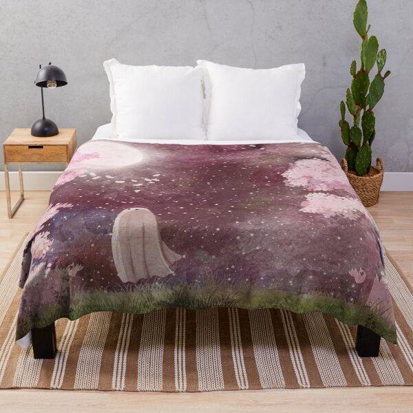 Item preview, Ghosts Of The Moon - Pink Moon Landscape designed and sold by katherineblower.