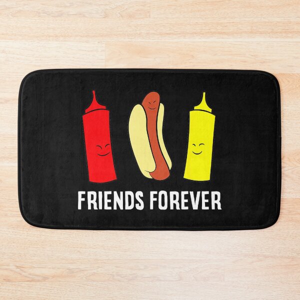 Item preview, Friends Forever Hot Dog Ketchup Mustard Foodie Best Friends designed and sold by BrockmeyeSB.