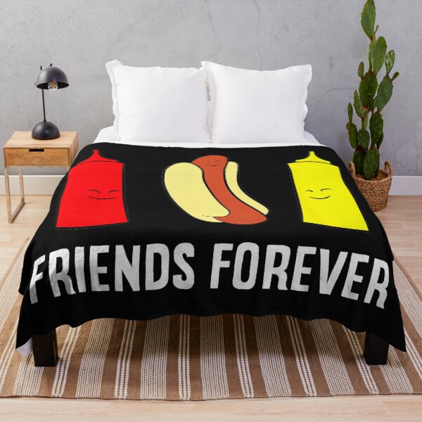 Item preview, Friends Forever Hot Dog Ketchup Mustard Foodie Best Friends designed and sold by BrockmeyeSB.