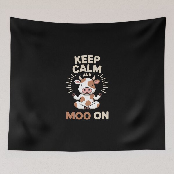 Item preview, KEEP CALM AND MOO ON designed and sold by jkrphoto.