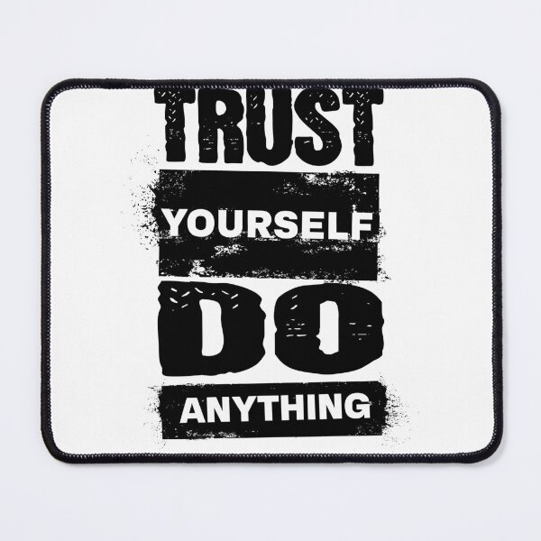 Item preview, Trust Yourself Do Anything – Bold Grunge Motivational Typography designed and sold by Simon-art-land.