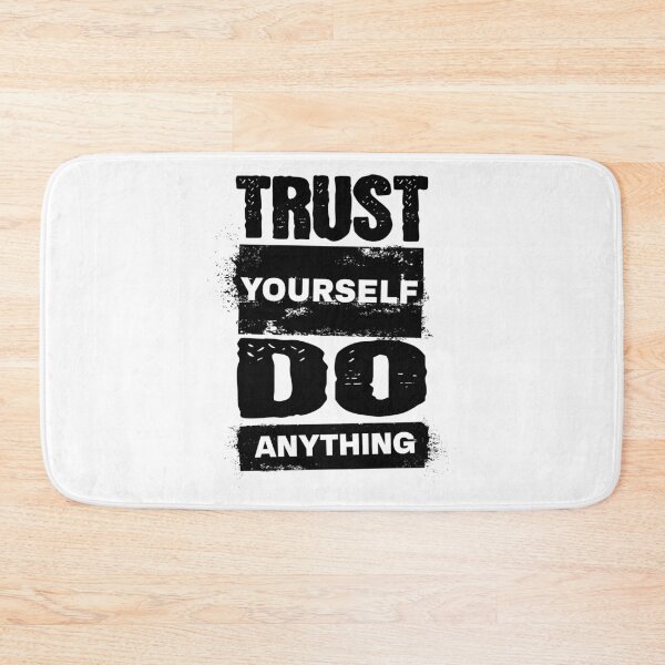 Item preview, Trust Yourself Do Anything – Bold Grunge Motivational Typography designed and sold by Simon-art-land.