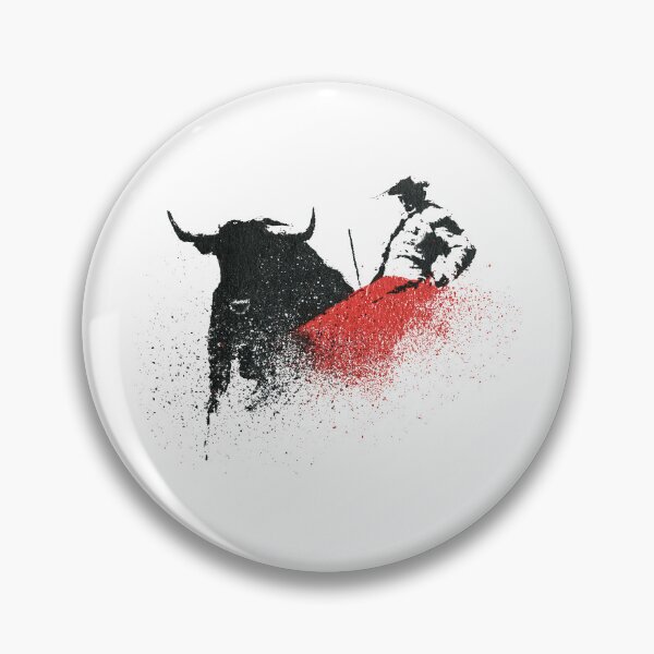 Item preview, Fierce Bull And Matador Arena Combat Stencil designed and sold by EdvvinStudios.