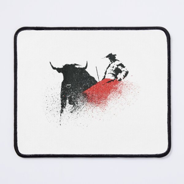 Item preview, Fierce Bull And Matador Arena Combat Stencil designed and sold by EdvvinStudios.