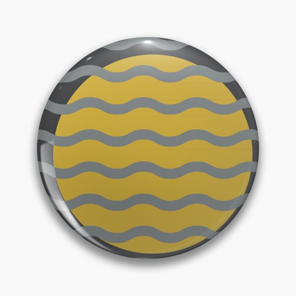 Item preview, Mid Century Modern Wavy Sun Throw Pillow in Charcoal and Gold Midnight Eclipse designed and sold by nineFlorals.