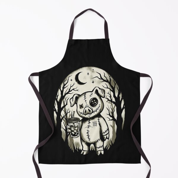 Item preview, Voodoo Pig Bubble Tea Spooky Gothic Animal designed and sold by BrockmeyeSB.