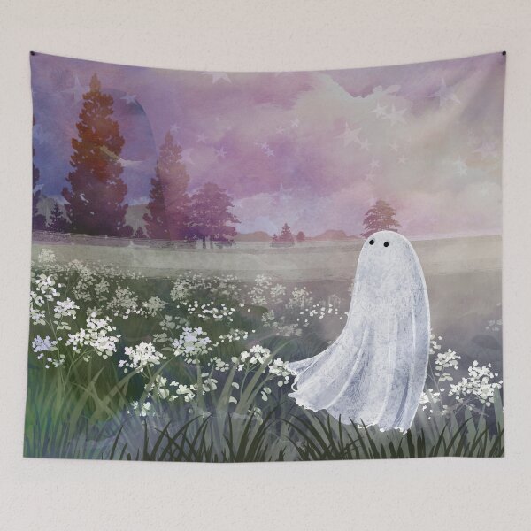 Item preview, Ghosts Of The Moon - Flower Moon Portrait designed and sold by katherineblower.