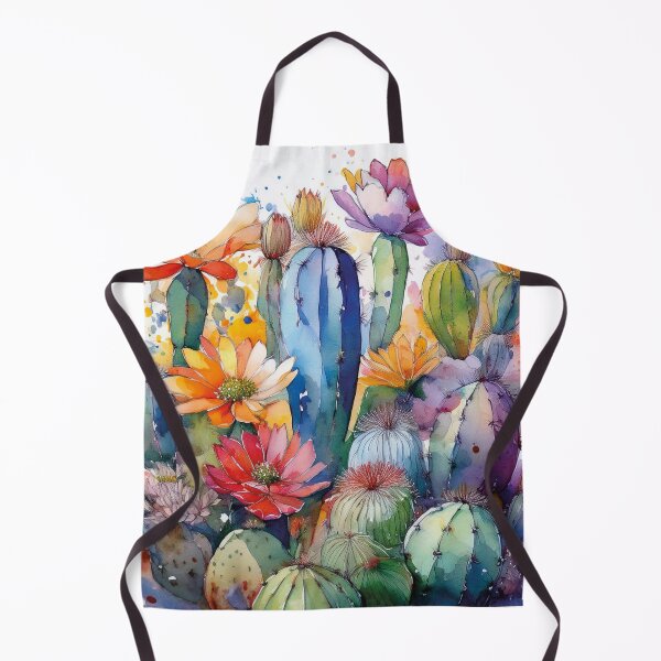 Item preview, Cactus Bloom Watercolor | Colorful Desert Flower designed and sold by Becky-Poppins.