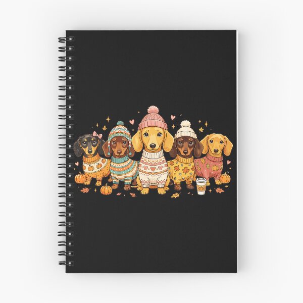 Item preview, Autumn Dachshunds Pumpkin Spice Wiener Dog Lovers designed and sold by BrockmeyeSB.