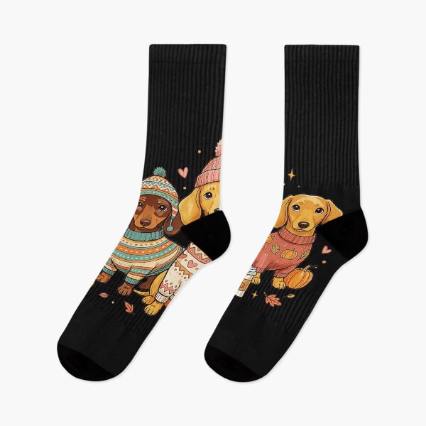 Item preview, Autumn Dachshunds Pumpkin Spice Wiener Dog Lovers designed and sold by BrockmeyeSB.