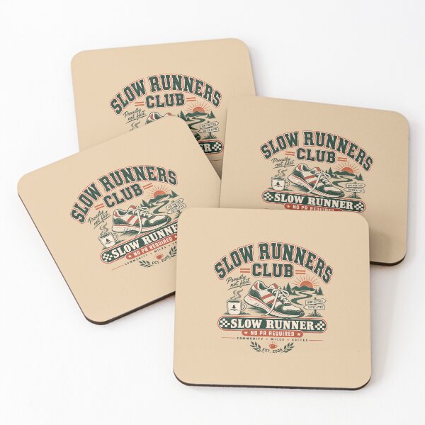 Item preview, Slow Runner Vintage Running Club Coffee Community Retro Badge designed and sold by KakangMudi.