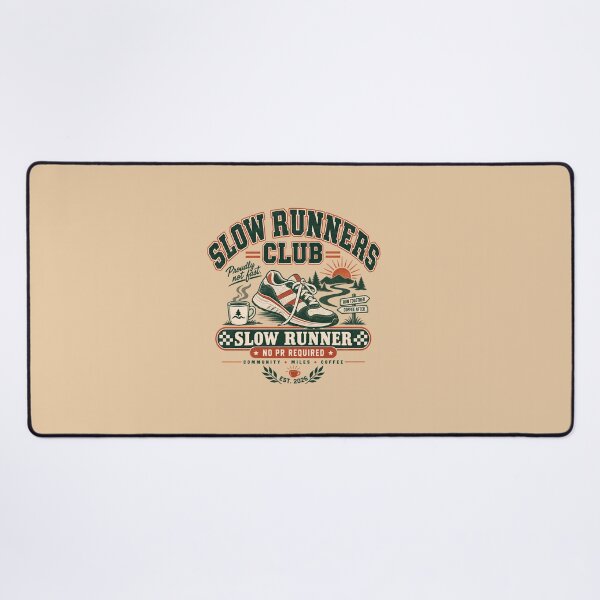 Item preview, Slow Runner Vintage Running Club Coffee Community Retro Badge designed and sold by KakangMudi.