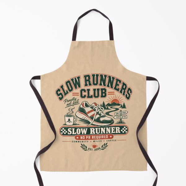 Item preview, Slow Runner Vintage Running Club Coffee Community Retro Badge designed and sold by KakangMudi.
