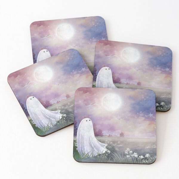 Item preview, Ghosts Of The Moon - Flower Moon Landscape designed and sold by katherineblower.