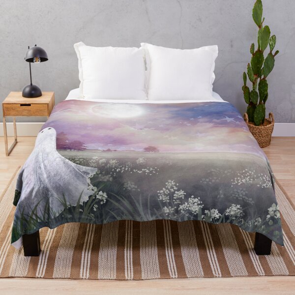 Item preview, Ghosts Of The Moon - Flower Moon Landscape designed and sold by katherineblower.