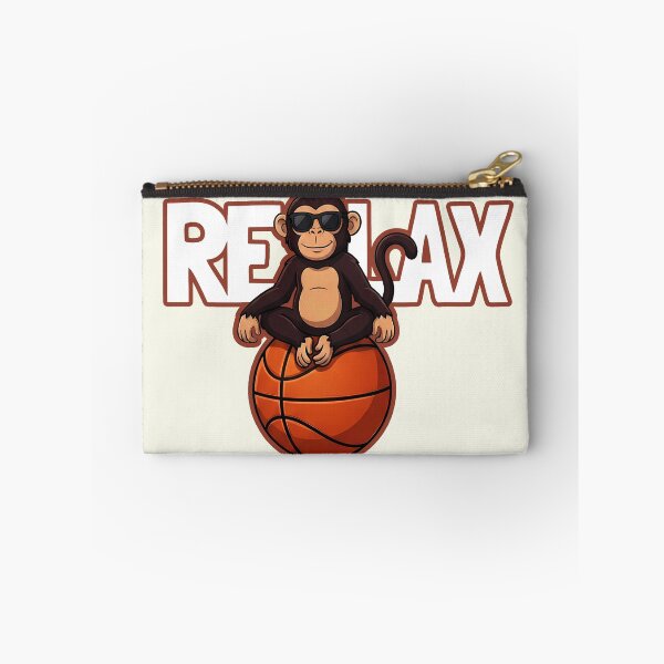 Item preview, Cool Relax Monkey Sitting on Basketball designed and sold by Z3al-Store.