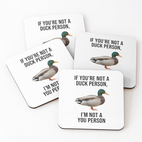 Item preview, Duck If you're not a dog person im not a you person dogs lover funny sarcastic sarcasm parody christmas birthday designed and sold by CheeseBlueprint.