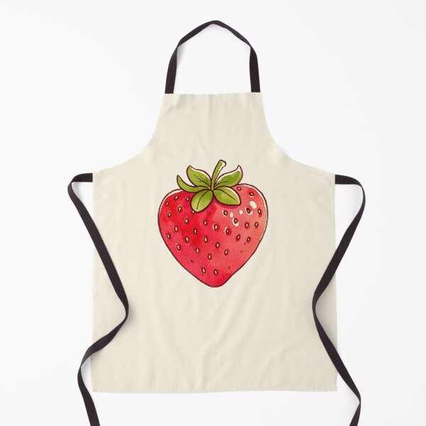 Item preview, Cute Red Strawberry Fruit Illustration designed and sold by jianina-alondra.
