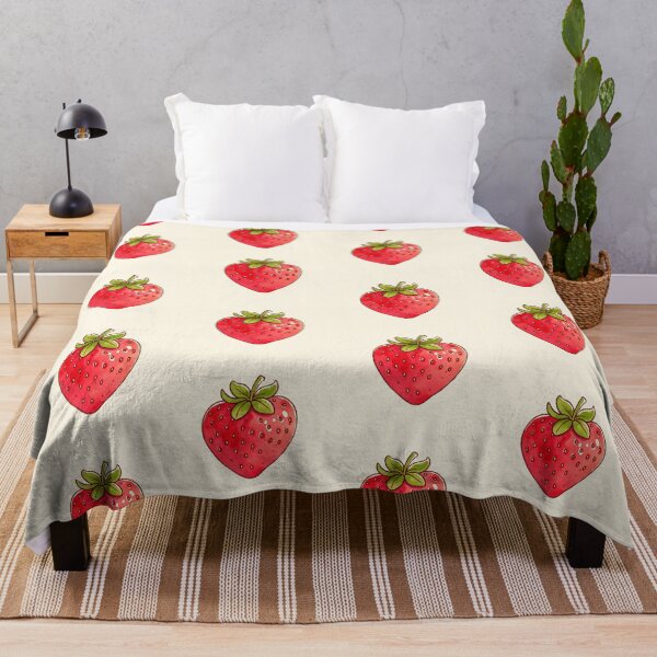Item preview, Cute Red Strawberry Fruit Illustration designed and sold by jianina-alondra.