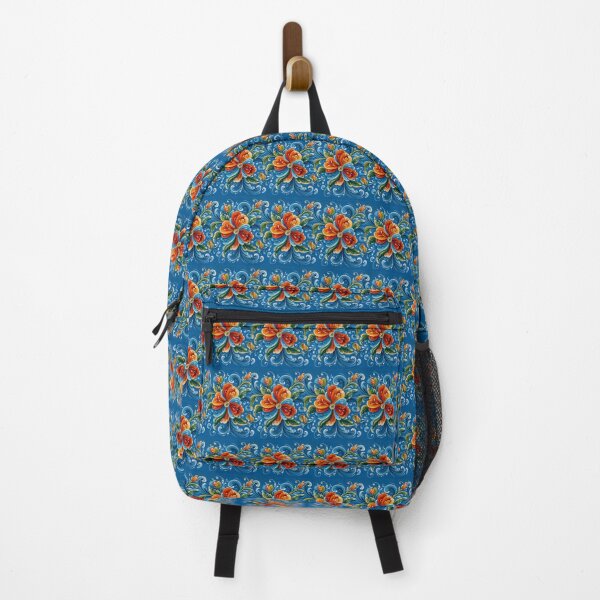 Item preview, Norwegian Blue Telemark Rosemaling ,Rosemaling Blue and Red designed and sold by Owneysweet.