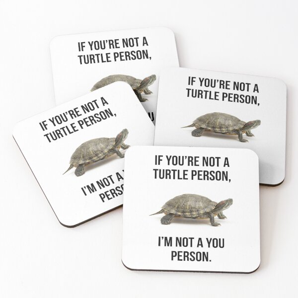Item preview, Turtle If you're not a dog person im not a you person dogs lover funny sarcastic sarcasm parody christmas birthday designed and sold by CheeseBlueprint.