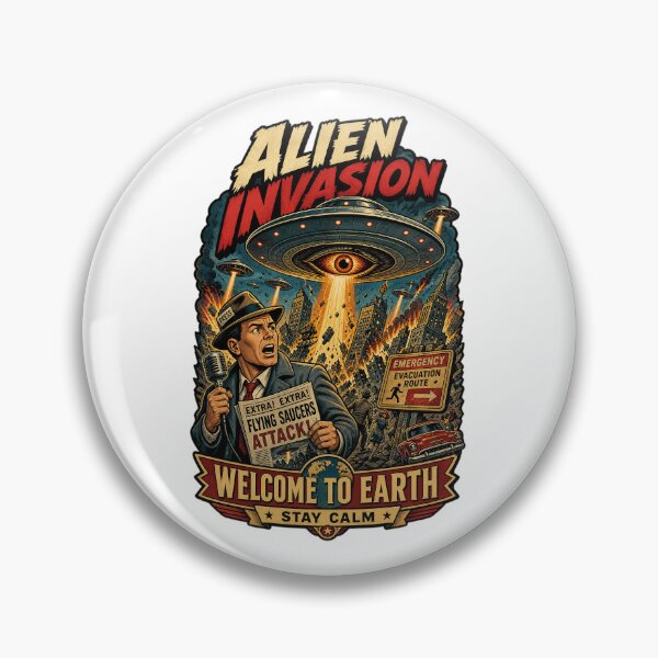 Item preview, Alien Invasion designed and sold by AlfredoBela.