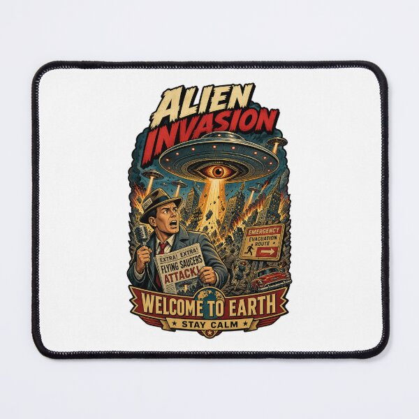 Item preview, Alien Invasion designed and sold by AlfredoBela.